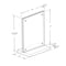 Azar Displays Acrylic 5''x7'' Block Frame on Acrylic Base W/ Magnet Closure and Rubber Bumpers, Portrait/Vertical 104774 - alternate 5